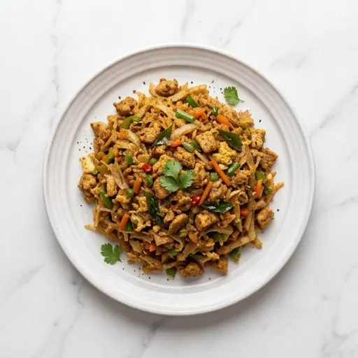 Kothu Roti Kyckling